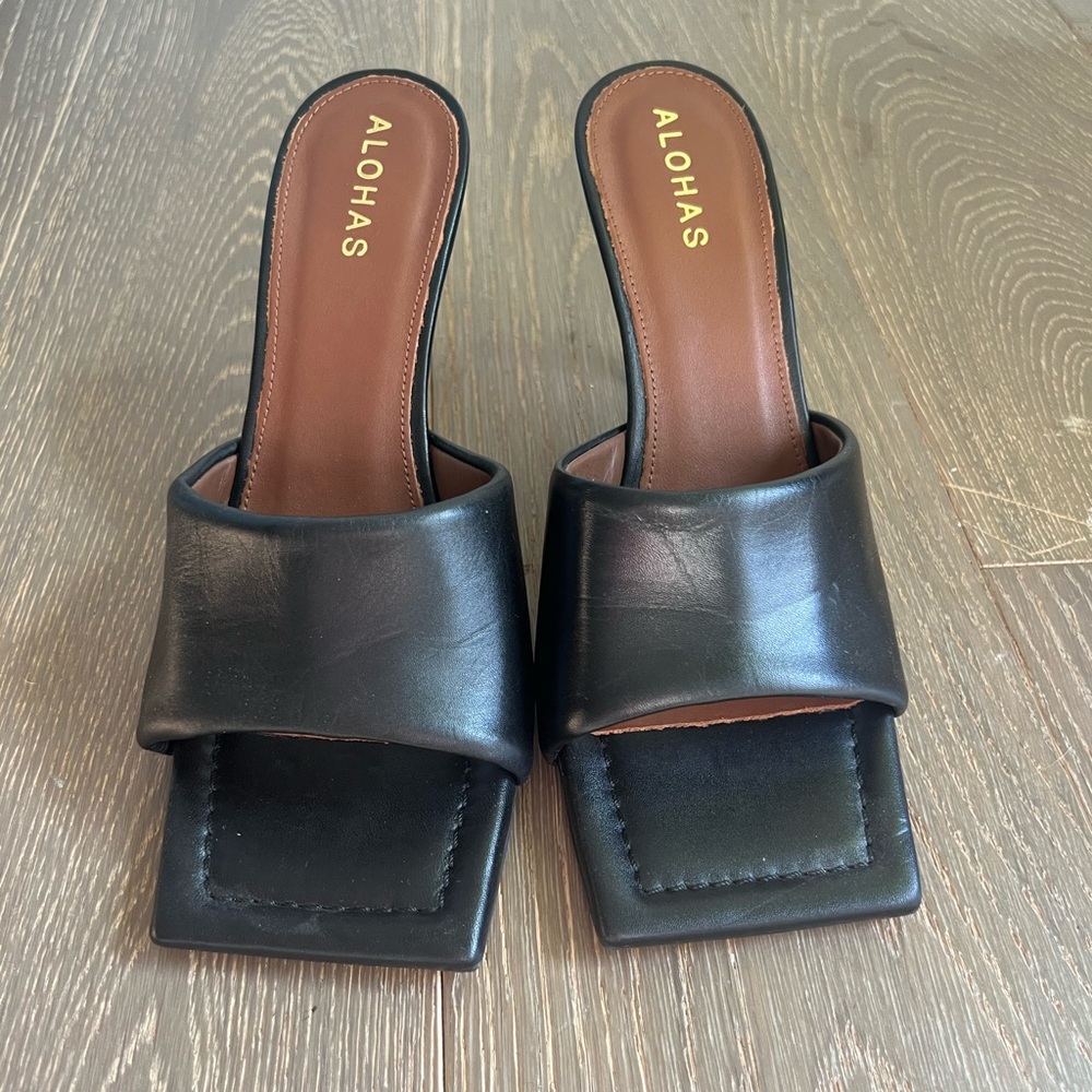ALOHAS Puffy Mule in Black, Size 37 - Picture 2 of 7